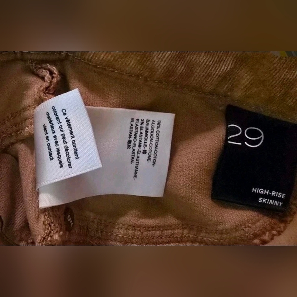 Anthropologie Pilcro High Rise Button Fly Corduroy Pants | 29 - Picture 5 of 10